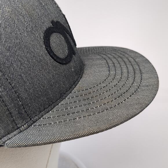 O'Neill Fitted Baseball Cap Gray 7 1/4 Embroidered Vented Holes 210 Fitted - Picture 6 of 11